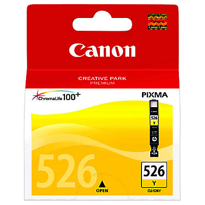 Canon PIXMA CLI-526 Colour Inkjet Cartridge Yellow Canon PIXMA CLI-526 Colour Inkjet Cartridge Yellow